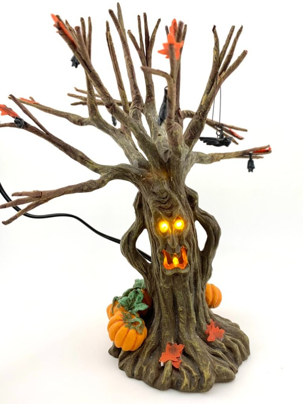 Dept 56 Halloween Lit Spooky Tree 56.52896 Snow Village Complete Box Lights Work
